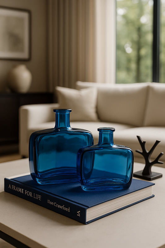 GARRAFAS RIVIERA AZUL - 2 peças