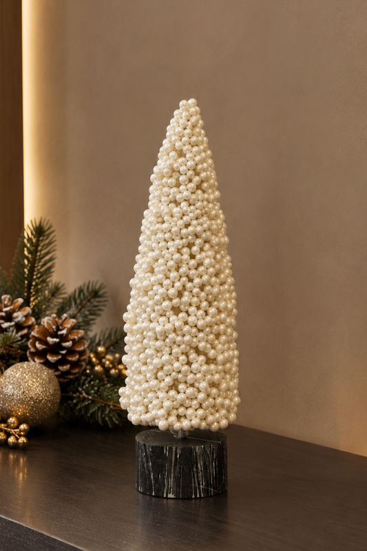 ARVORE DE NATAL DECORATIVA PERLAGE - 41,5x9,5