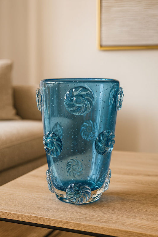 VASO MURANO FLOR DO MAR - 27x20