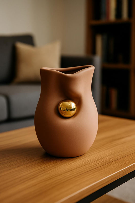 VASO CERAMICA MOCHA MOUSSE - 19,5x13