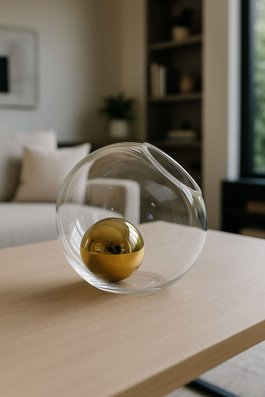 VASO DOMUS DORATO - 22x22