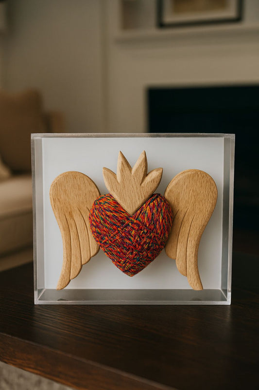 ESCULTURA VOO DE AMOR - 22x20