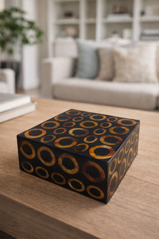 CAIXA DECORATIVA OPUS - 15x15x6,5