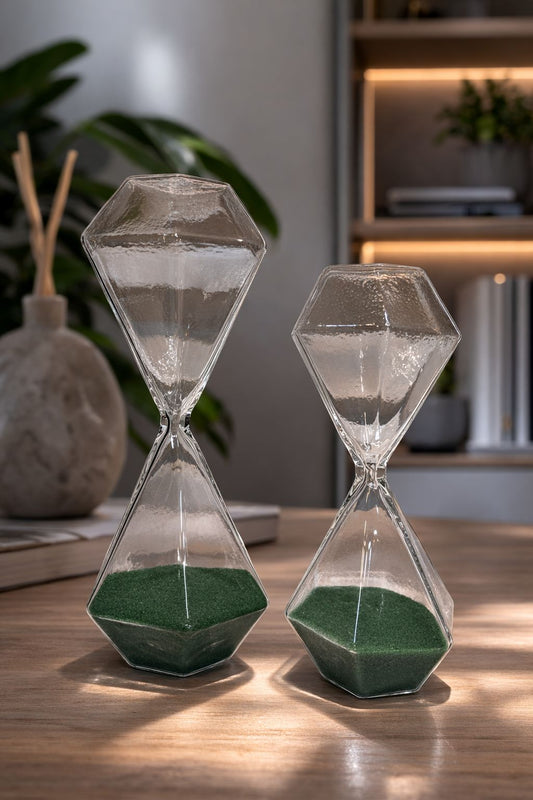 AMPULHETAS VERDANZA - 2 peças