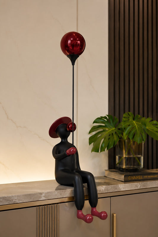 ESCULTURA BALLON ROUGE - 60x20