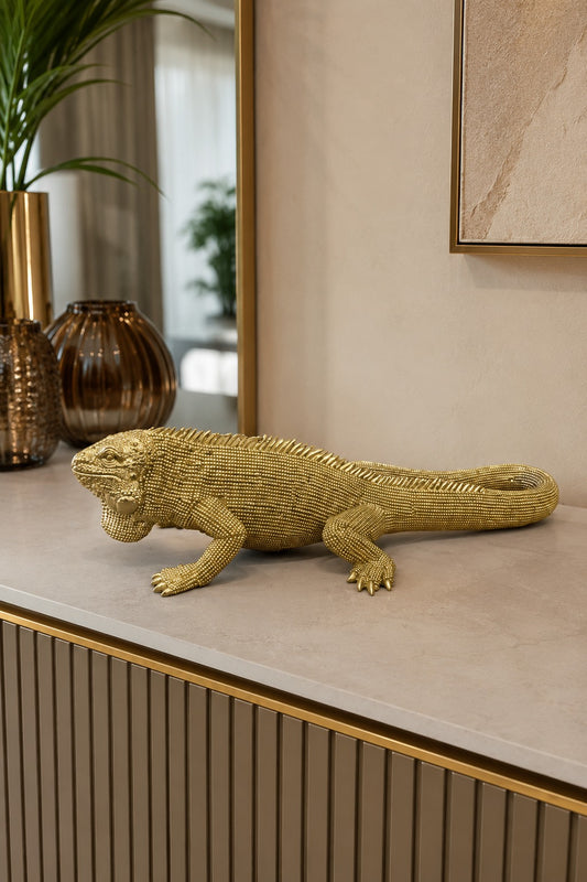 ESCULTURA IGUANA YUCATÁN - 32x13