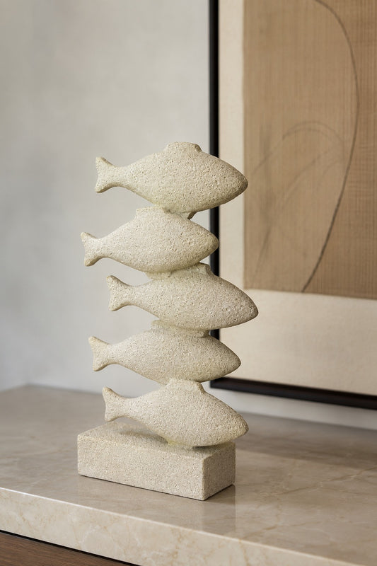 ESCULTURA CARDUME - 33x18