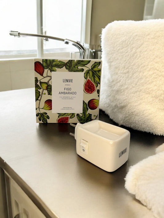 AROMATIZADOR CERAMICO ELETRICO - FIGO AMBARADO