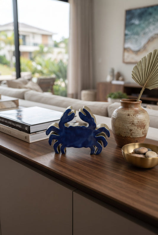 CARANGUEJO DECORATIVO MARÉ AZUL - 16x19