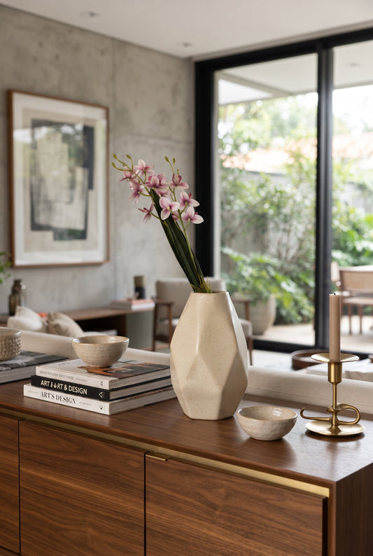 ORQUÍDEA DECORATIVA FIORÉ ROSA - 42cm