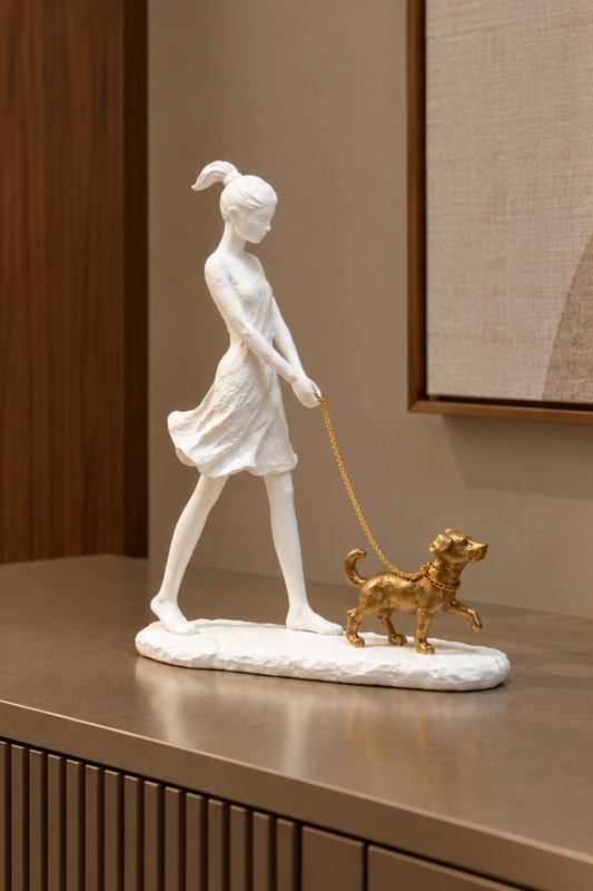 ESCULTURA FIEL COMPANHIA - 30x22
