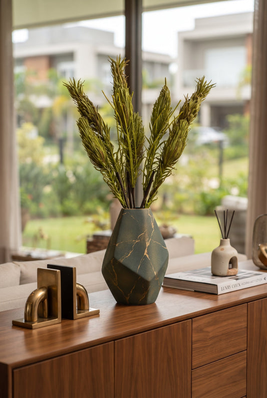 FOLHAGEM DECORATIVA ALTHEA VERDE - 80cm
