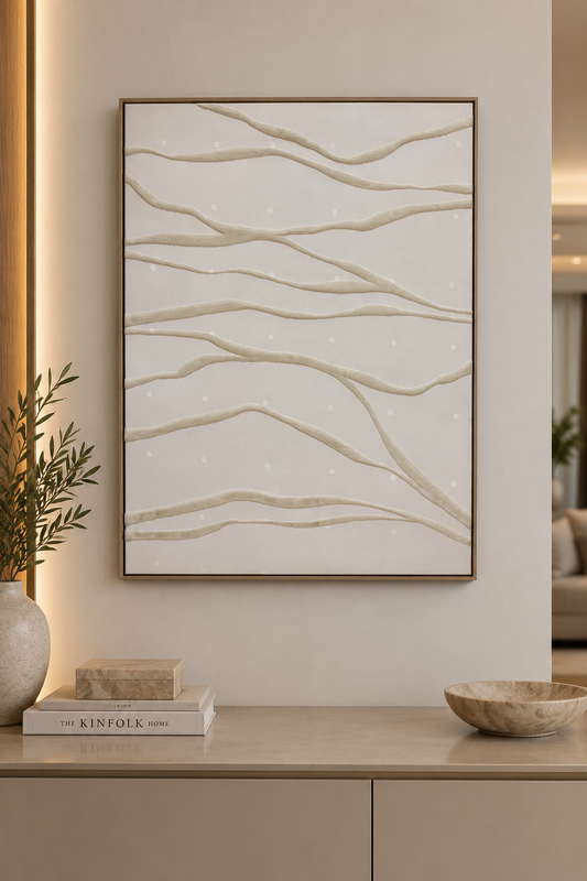 QUADRO DECORATIVO LINEA IN MOVIMENTO - 80x60