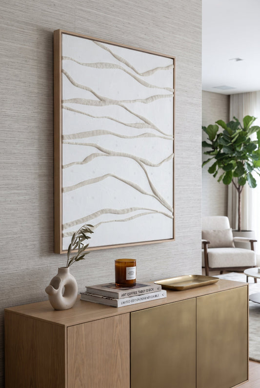 QUADRO DECORATIVO LINEA IN MOVIMENTO - 80x60