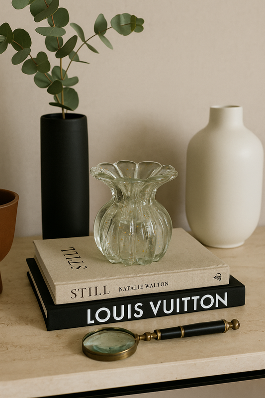 VASO MURANO LUCE D'OURO - 15x13