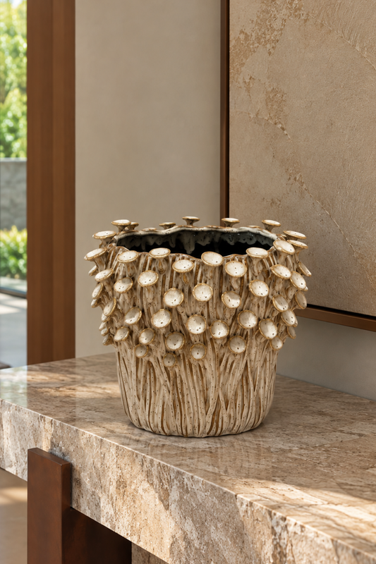 VASO MYCORA EM CERAMICA - 29x28