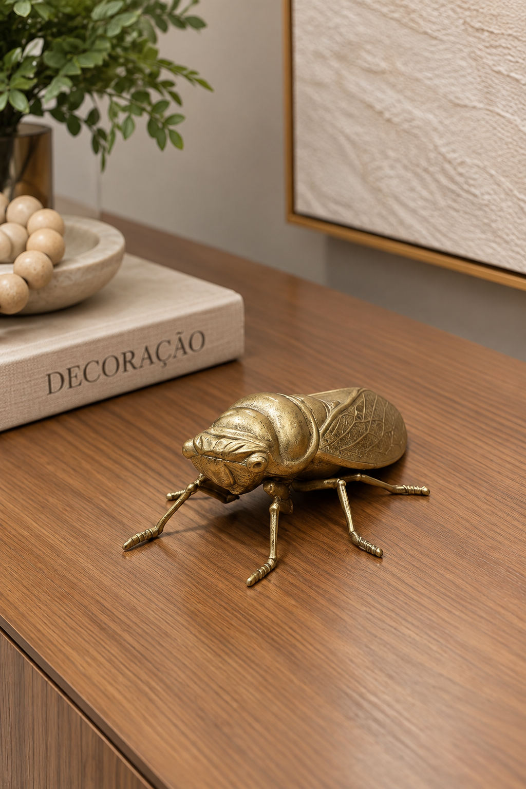 ESCULTURA CIGARRA  - 17x10