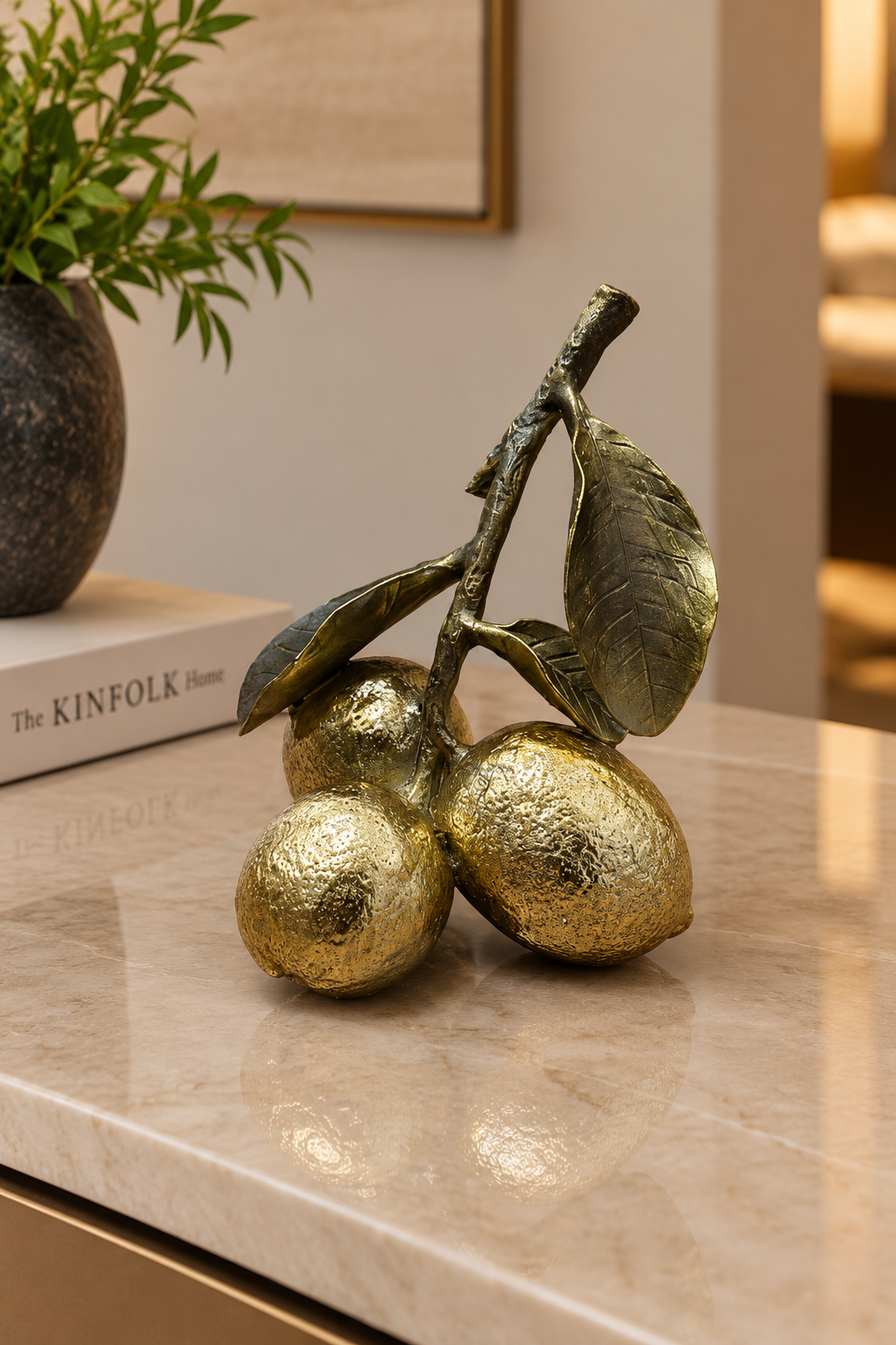 ESCULTURA VILLA LIMONE - 17x20x16