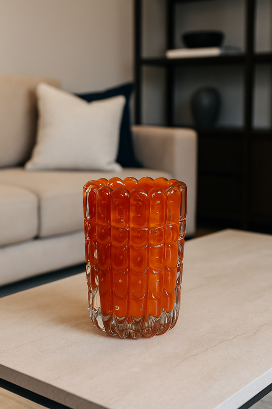 VASO EM MURANO "SOLE D'ARTE" - 22x14