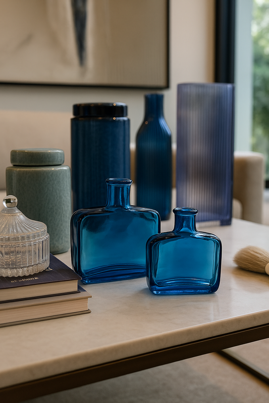 GARRAFA DECORATIVA RIVIERA AZUL
