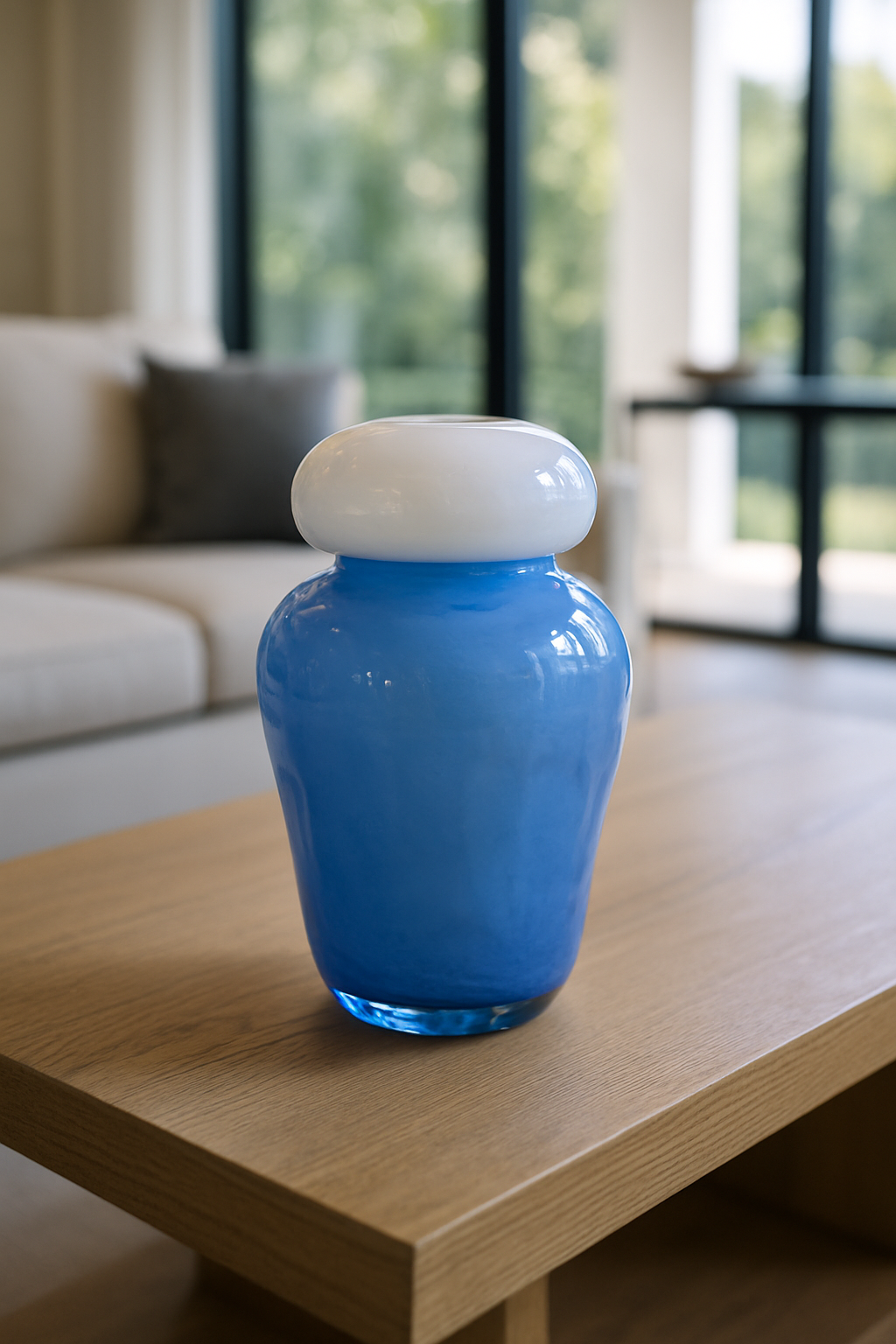 VASO BLU LUNE  22x13