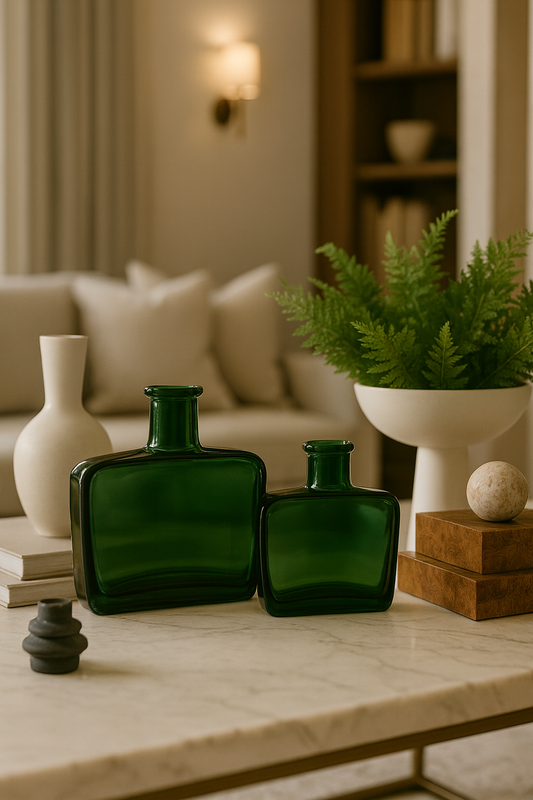 GARRAFA DECORATIVA RIVIERA VERDE