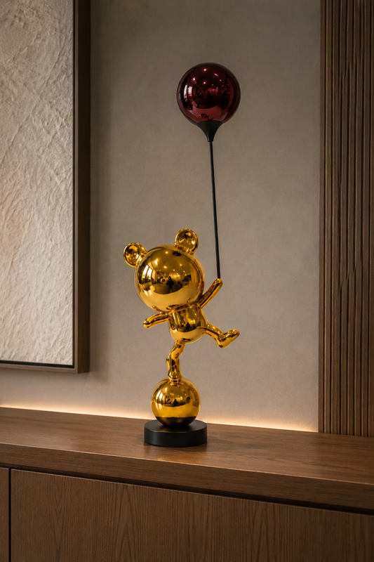 ESCULTURA BALLON BEAR - 70 cm