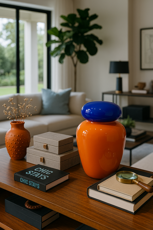 VASO BLUE FLAME - 12.5x12.5x20.5cm