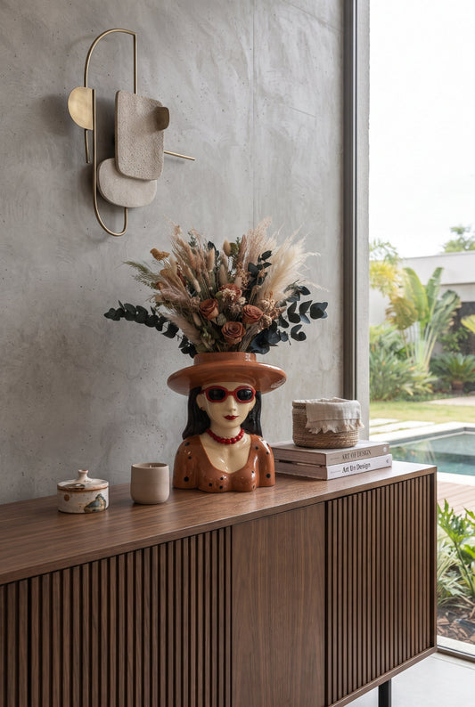 VASO DECORATIVO MADAME CAPRI - 21x16,5