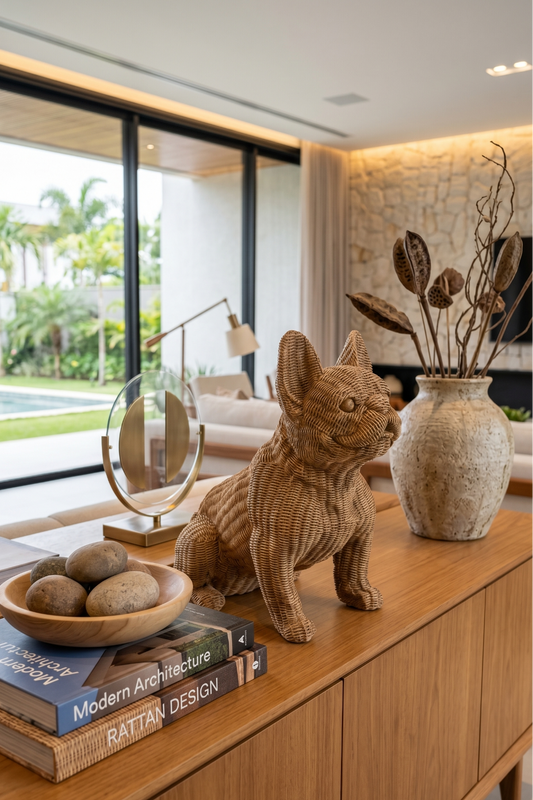 ESCULTURA BULLDOG - 39x23