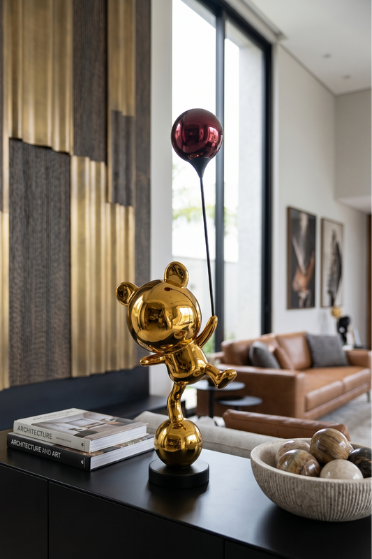 ESCULTURA BALLON BEAR - 70 cm