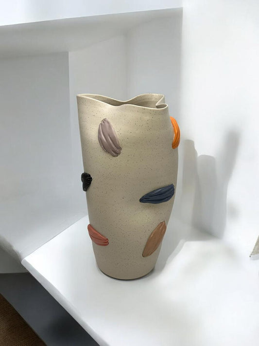 VASO PINCELADAS - 19X17X36