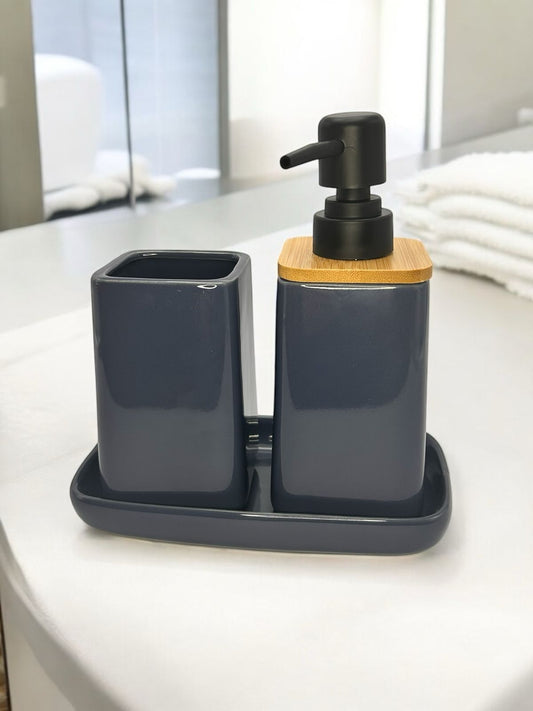 KIT DE BANHEIRO ELEGANCE - 3PCS