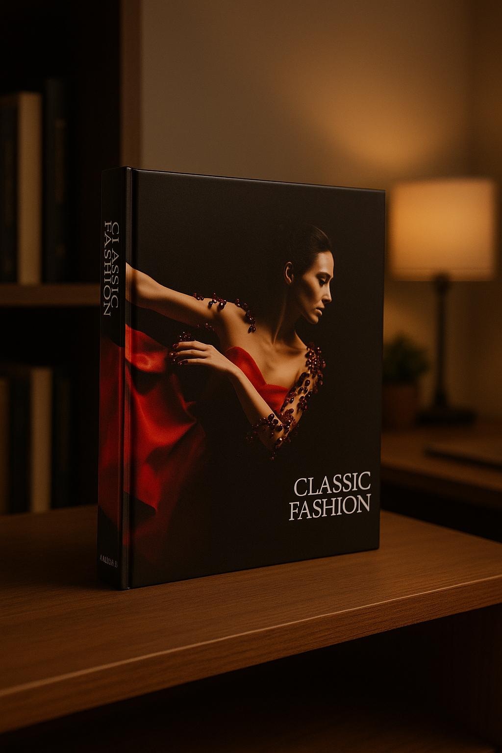 CAIXA LIVRO CLASSIC FASHION - 30,5x31x5
