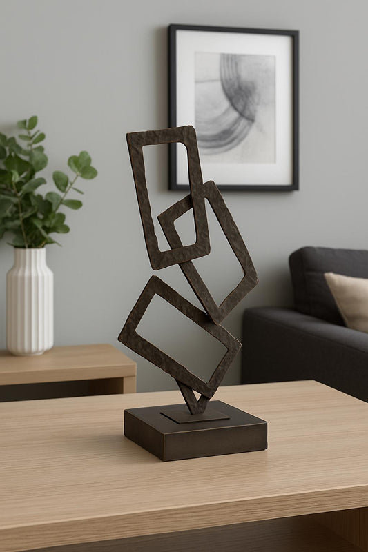 ESCULTURA "CAOS ORDENADO" - 21x38x11