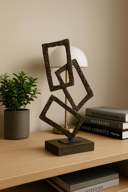 ESCULTURA "CAOS ORDENADO" - 21x38x11
