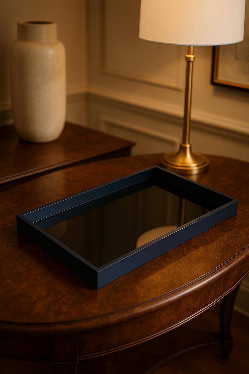BANDEJA NOIR ÉLÉGANCE - 45x27