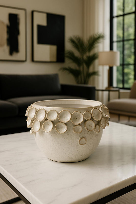 VASO EM CERÂMICA "LUNA" - 24x17