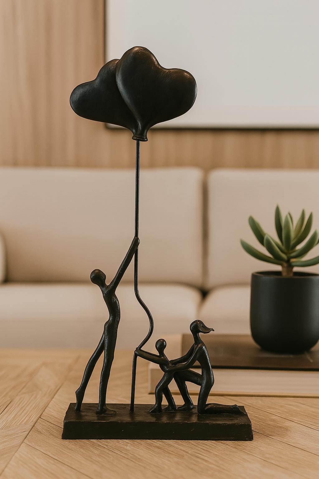 ESCULTURA LAÇOS NO AR - 50x25