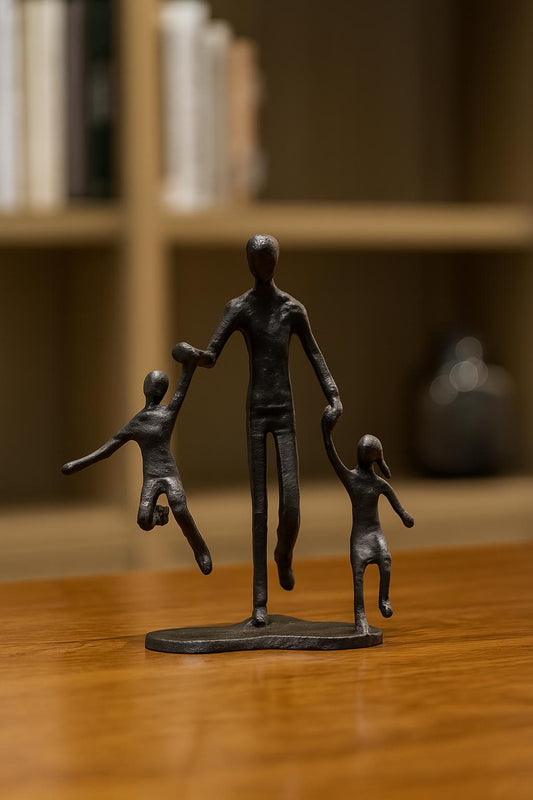 ESCULTURA CAMINHO EM FAMILIA - 19x16