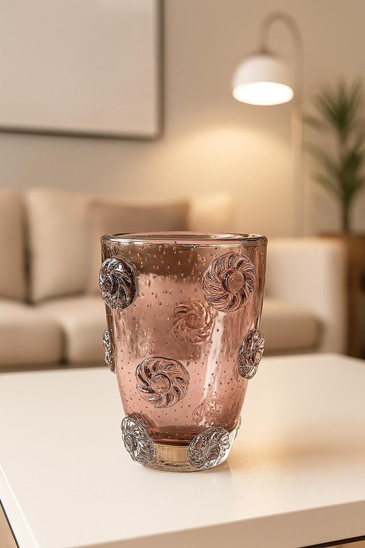 VASO MURANO LUMIÈRE ROSÉ - 28x19