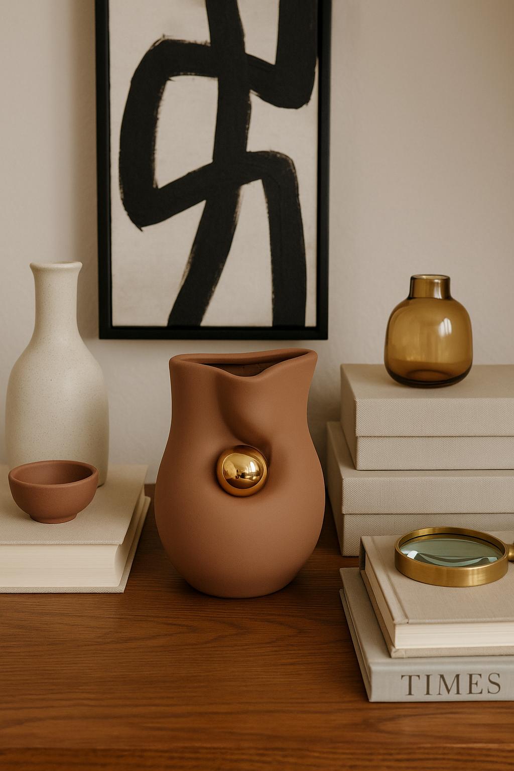 VASO CERAMICA MOCHA MOUSSE - 19,5x13