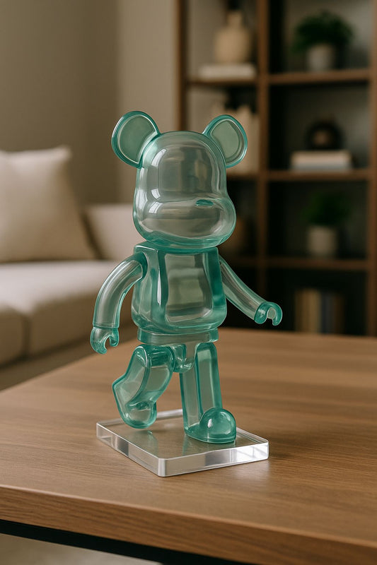 ESCULTURA TEDDY CRISTALLINO - 28x17