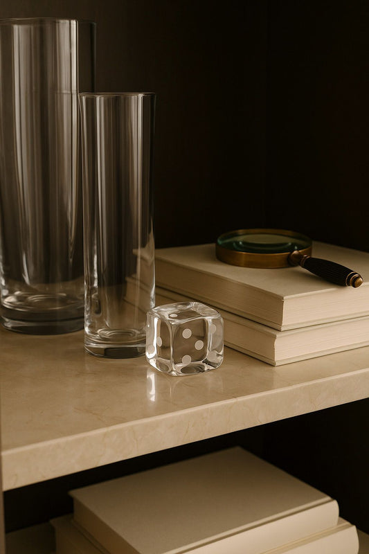 DADO EM CRISTAL DOMUS FORTUNA - 7x7