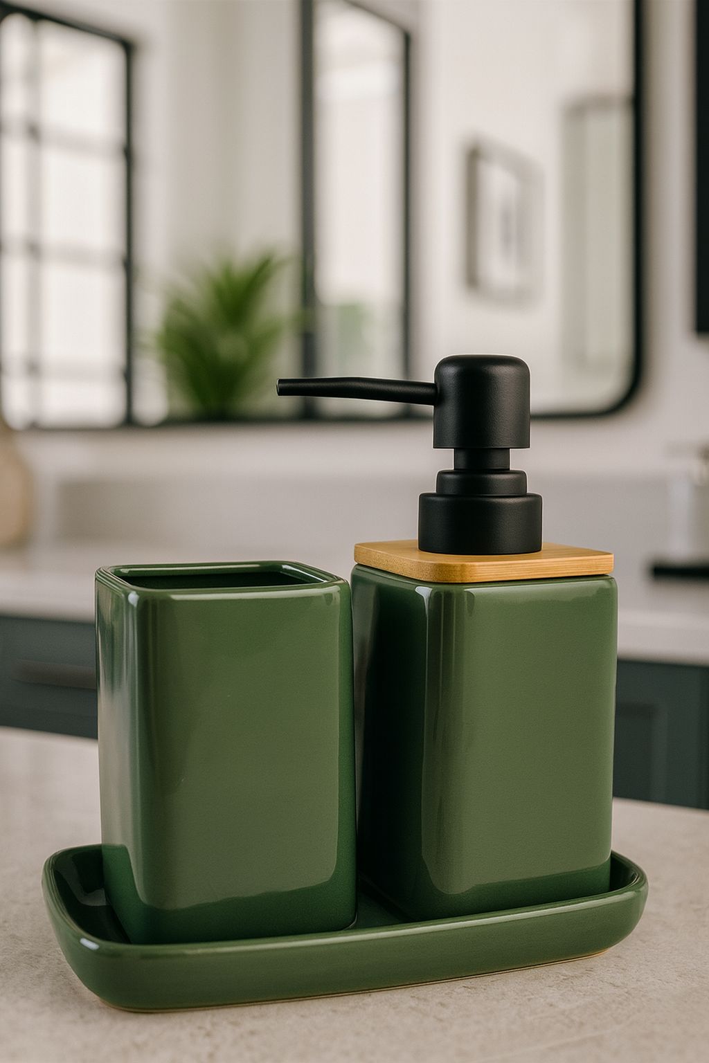 CONJUNTO VERONA VERDE - 3 pçs