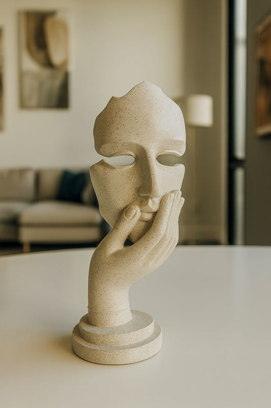 ESCULTURA SILENCIO DA ALMA - 24x9