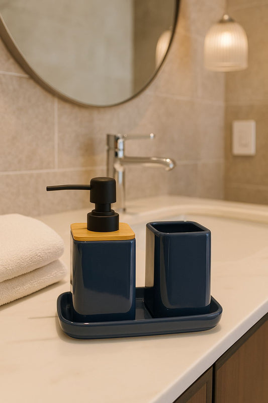KIT DE BANHEIRO ELEGANCE - 3PCS