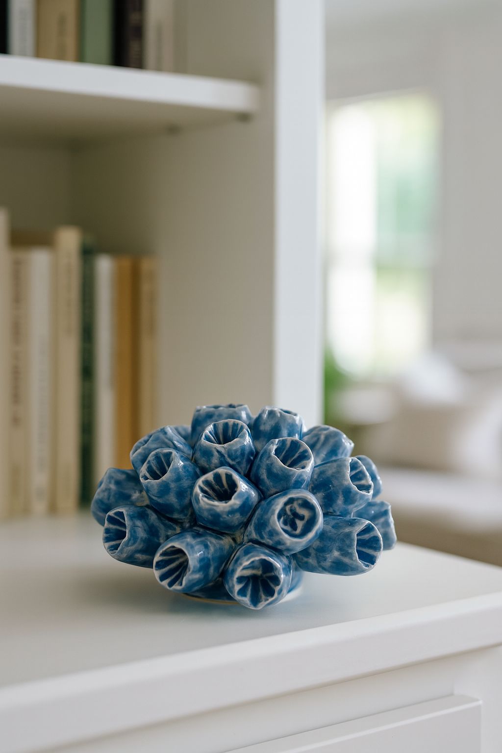 ESCULTURA CORALIN EM CERÂMICA - 12,5x12,5
