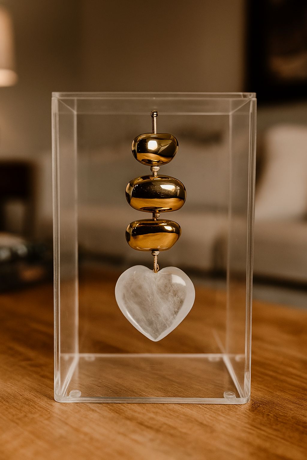 ESCULTURA EM ACRILICO CRIS - 15,5x10