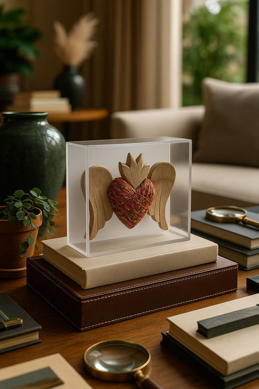 ESCULTURA VOO DE AMOR - 22x20